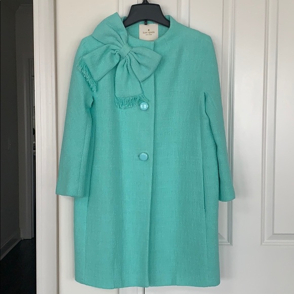 Kate Spade Cotton Tweed Dorothy Coat 